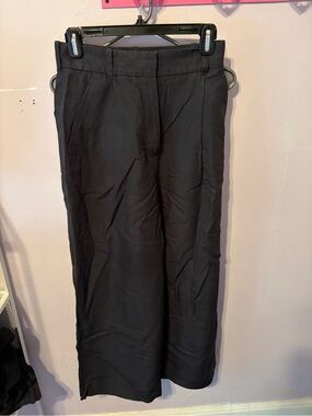 COS Linen pleated pants. Wide leg